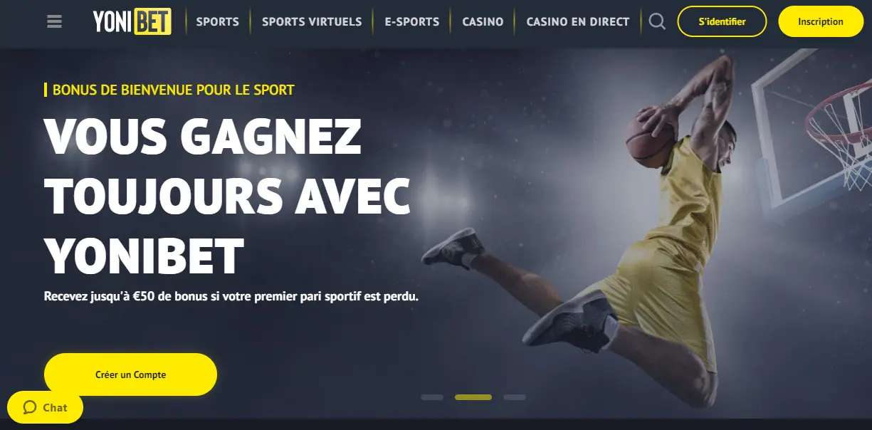 Les Paris Sportifs de Yonibet, parisportif.tv