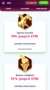 Casino Infinity Bonus