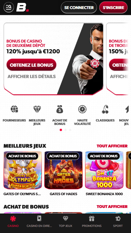 Le casino en ligne Betista