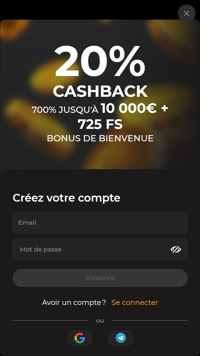 Étape 1 : Ouvrez l'application et rendez-vous dans la section paris en direct