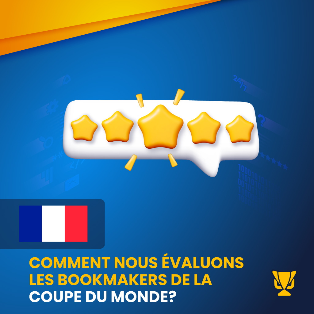 Notre méthode d’évaluation des bookmakers pour la Coupe du Monde